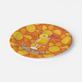 Tequila-Sonnenaufgang Pappteller (Schrägansicht)