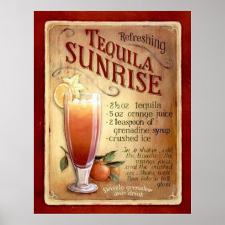 Tequila-Sonnenaufgang Poster
