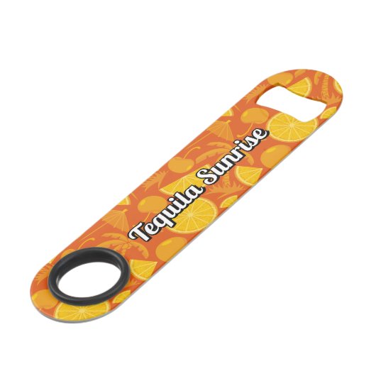 Tequila-Sonnenaufgang Speed Flaschenöffner (Rückseite Schrägansicht)