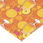 Tequila-Sonnenaufgang Tischdecke (Schrägansicht)