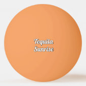 Tequila-Sonnenaufgang Tischtennisball (Rückseite)