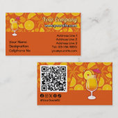 Tequila-Sonnenaufgang Visitenkarte (Vorne/Hinten)