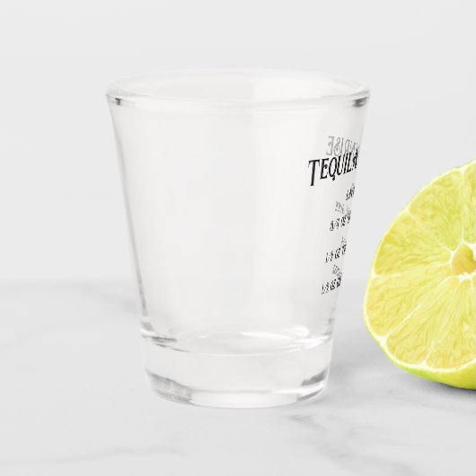 Tequila-Sonnenaufgangsneuheit Schnapsglas (Links)
