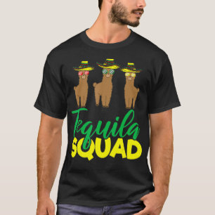 Tequila Squad Lama passend Cinco De Mayo Meican T-Shirt