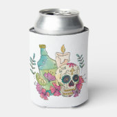 Tequila Sugar Skull Dosenkühler (Kanne Vorderseite)