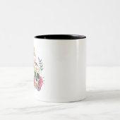 Tequila Sugar Skull Zweifarbige Tasse (Mittel)