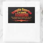 Tequila Sunrise Aufkleber (Tasche)