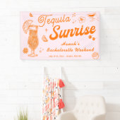 Tequila Sunrise Bachelorette Willkommen Banner (Insitu)
