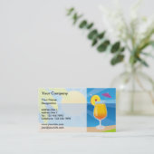 Tequila Sunrise Business Card Visitenkarte (Stehend Vorderseite)