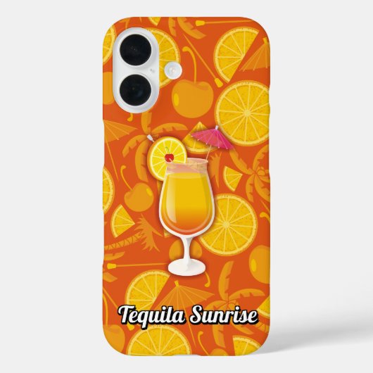 Tequila Sunrise Case-Mate iPhone Hülle (Rückseite)