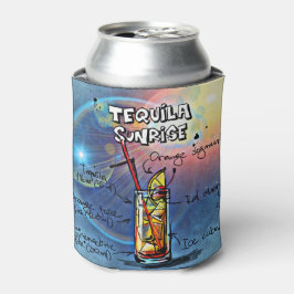 Tequila Sunrise Cocktail (#7/12 Drink Recipe Set) Dosenkühler