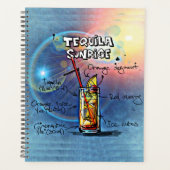 Tequila Sunrise Cocktail (#7/12 Drink Recipe Set) Planer (Vorderseite)