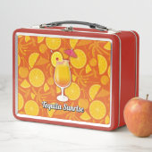 Tequila Sunrise Cocktail Metall Brotdose (Beispiel)