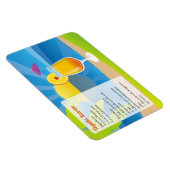 Tequila Sunrise Cocktail Rezept Magnet (Rechte Seite)