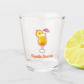Tequila Sunrise Cocktail Schnapsglas (Vorderseite)