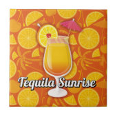 Tequila Sunrise Fliese (Vorderseite)