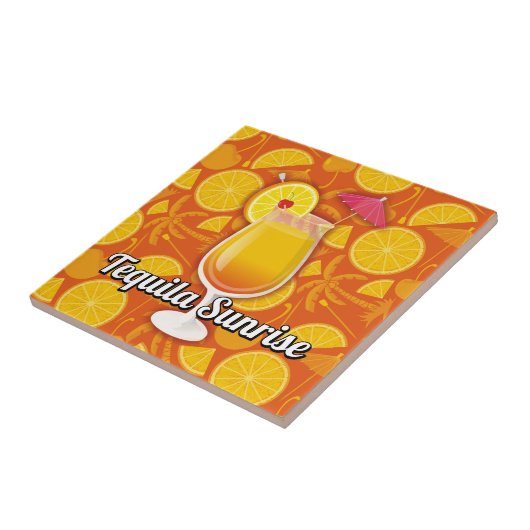 Tequila Sunrise Fliese (Seite)