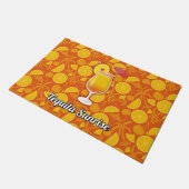 Tequila Sunrise Fußmatte (Schrägansicht)