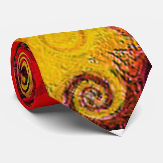 Tequila Sunrise Krawatte (Gerollt)