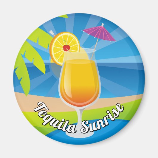 Tequila Sunrise Magnet (Vorne)