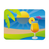Tequila Sunrise Magnet (Horizontal)
