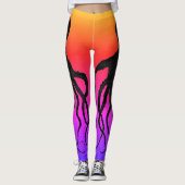 Tequila Sunrise Octopus - Leggings (Vorderseite)