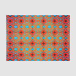Tequila Sunrise Ombre Geometric Abstrakt Art Seidenpapier