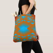 Tequila Sunrise Ombre Geometric Abstrakt Art Tasche (Von Nahem)