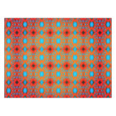 Tequila Sunrise Ombre Geometric Abstrakt Art Tischdecke (Vorderseite (Horizontal))