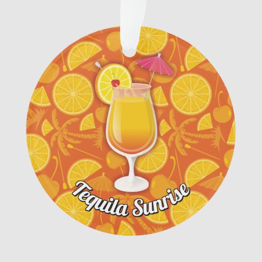 Tequila Sunrise Ornament (Vorderseite)