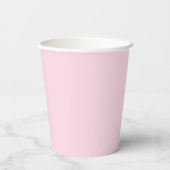 Tequila Sunrise Pink Disposable Kaffee Cups Pappbecher (Rückseite)