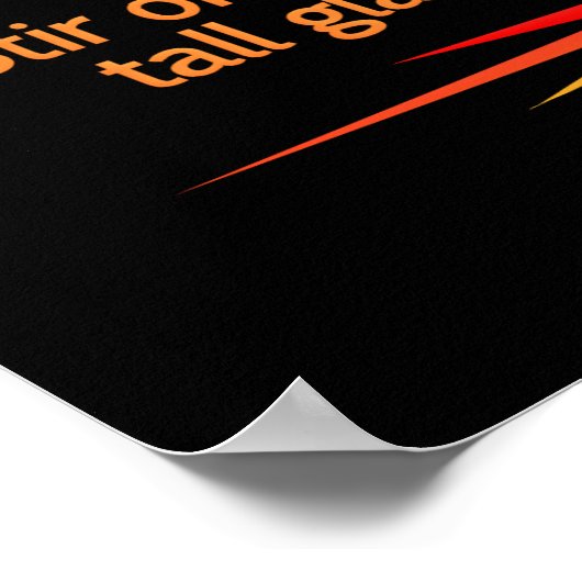 Tequila Sunrise Poster (Ecke)