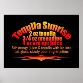 Tequila Sunrise Poster (Vorne)