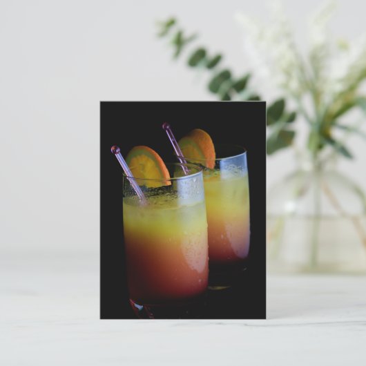 Tequila Sunrise Postkarte (Stehend Vorderseite)