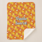 Tequila Sunrise Sherpadecke (Vorderseite)
