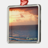 Tequila Sunrise Silbernes Ornament (Links)