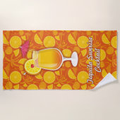 Tequila Sunrise Strandtuch (Vorderseite)