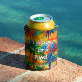 [Tequila Sunrise] Tropical Island Time Drink Bier Dosenkühler