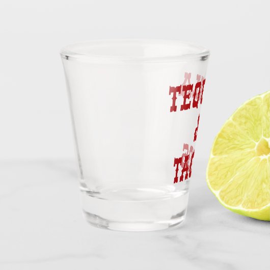 Tequila & Tacos Funny Zitat Schnapsglas (Links)