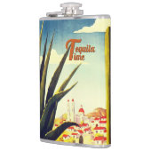 Tequila Time (anpassbar) Flachmann (Links)