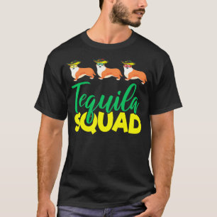 Tequila-Truppe Corgi passend Cinco De Mayo Mexikan T-Shirt