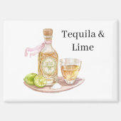 Tequila und Limette Magnet (Vorderseite)