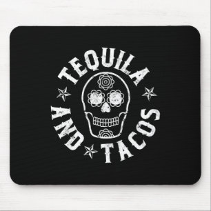 Tequila und Tacos Cinco De Mayo Mexikanisches Esse Mousepad