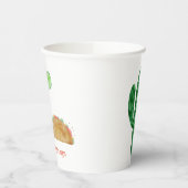 Tequila und Tacos, Margarita Bachelorette Fiesta Pappbecher (Links)