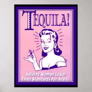 Tequila Vintage Poster Tequila Getränk