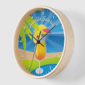 Tequila Wanduhr (Winkel)