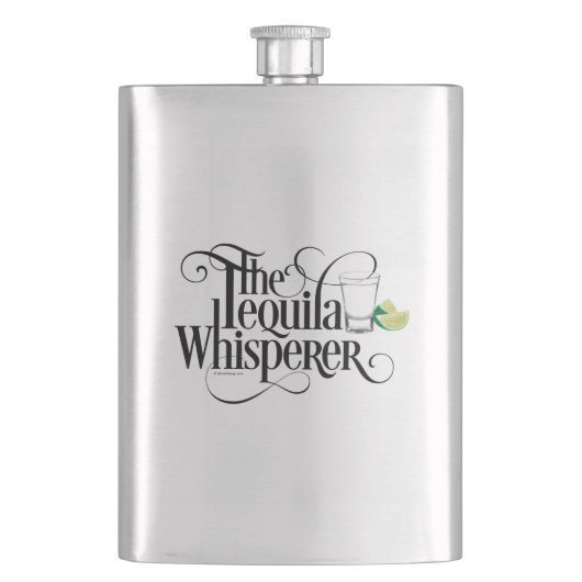 Tequila Whisperer Flasche Flachmann (Vorderseite)