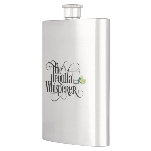 Tequila Whisperer Flasche Flachmann (Links)