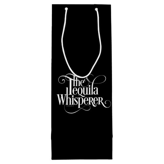 Tequila Whisperer Weinbeutel Geschenktüte Für Weinflaschen (Rückseite)