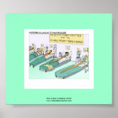 Tequila Worm Rehab Funny Cartoon Poster (Vorne)